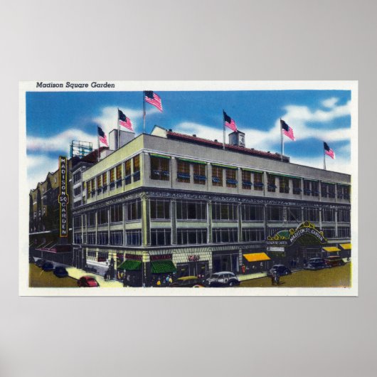 マディソンスクエアガーデンの外観 ポスター (正面)