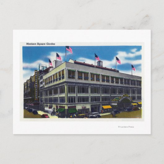 マディソンスクエアガーデンの外観 ポストカード (正面)