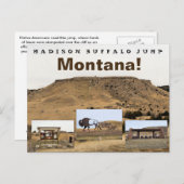 マディソンバッファロージャンプ ポストカード (正面/裏面)