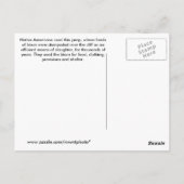 マディソンバッファロージャンプ ポストカード (裏面)