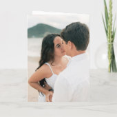 マディソンパウダーブルーエレガントウェディング 招待状 (裏面)