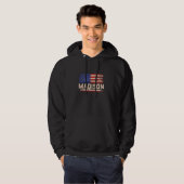 マディソンファーストネームShirt Madison Name American Fla パーカ (正面フル)