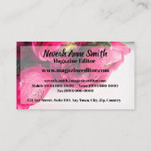 マディソンプロフェッショナルフローラ名刺 名刺 (裏面)