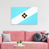 マディソン国旗（ウィスコンシン州） キャンバスプリント (インサイチュ (リビング))