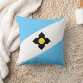 マディソン国旗（ウィスコンシン州） クッション (ブランケット)