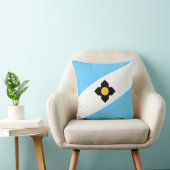 マディソン国旗（ウィスコンシン州） クッション (椅子)