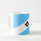 マディソン国旗（ウィスコンシン州） コーヒーマグカップ (正面左)