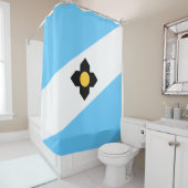 マディソン国旗(ウィスコンシン州) シャワーカーテン (インサイチュ)