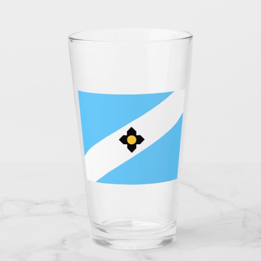 マディソン国旗(ウィスコンシン州) タンブラーグラス (正面)