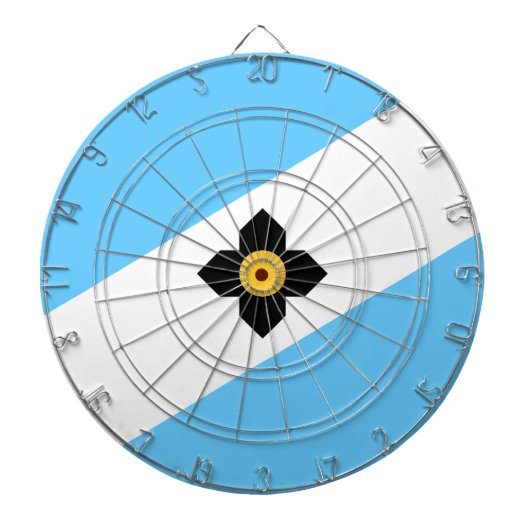 マディソン国旗（ウィスコンシン州） ダーツボード (正面)