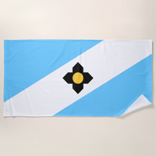 マディソン国旗(ウィスコンシン州) ビーチタオル (正面)