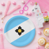 マディソン国旗(ウィスコンシン州) ペーパープレート (パーティー)