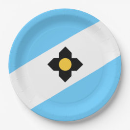 マディソン国旗（ウィスコンシン州） ペーパープレート