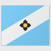 マディソン国旗(ウィスコンシン州) ラッピングペーパー (フラット)