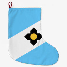 マディソン国旗（ウィスコンシン州） ラージクリスマスストッキング