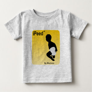 マディソン著iPeedパーソナライズなベビーのワイシャツ ベビーTシャツ