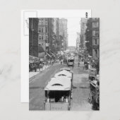 マディソン通り、シカゴ、1900年 ポストカード (正面/裏面)