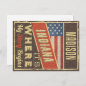 マディソン・インディアナ ポストカード (正面/裏面)