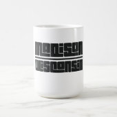 マディソン - ウィスコンシン コーヒーマグカップ (中央)