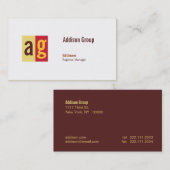 マディソン·デュアル 名刺 (正面/裏面)