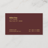 マディソン·デュアル 名刺 (裏面)