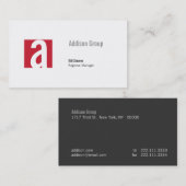 マディソン 名刺 (正面/裏面)