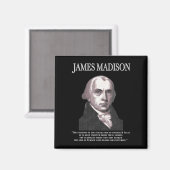マディソン – 教会&州 マグネット (正面/裏面)
