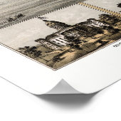 マディソンWIパノラママップ – 1867 ポスター (角)