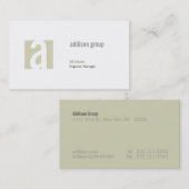 マディソンXIII 名刺 (正面/裏面)