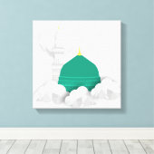 マディナイスラムのキャンバスのアート作品 キャンバスプリント (インサイチュ (ウッドフロア))