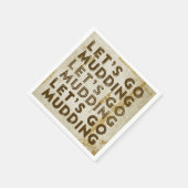 マディングに行こう スタンダードカクテルナプキン (角)