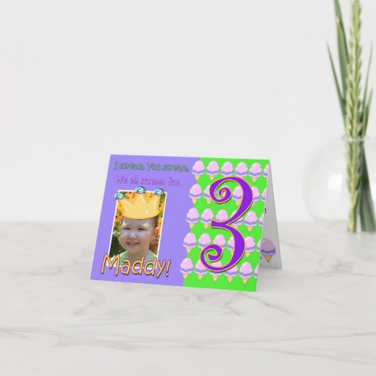 マディーの招待状 招待状 (正面)