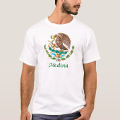 マディーナのメキシコ国民のシール Tシャツ (正面)