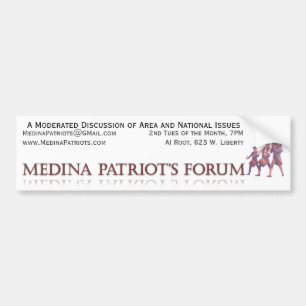 マディーナの愛国者のフォーラム バンパーステッカー