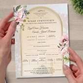 マディーナ・ブルーム・カード|イスラム婚約証明書