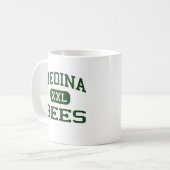 マディーナ-蜂-マディーナの高等学校-マディーナオハイオ州 コーヒーマグカップ (正面左)