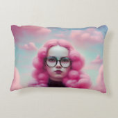 マディーピンクの髪 アクセントクッション (裏面)