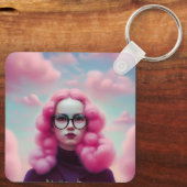 マディーピンクの髪 キーホルダー (裏面)