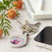 マディーピンクの髪 キーホルダー (側面)