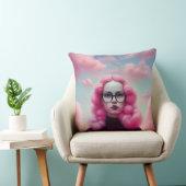 マディーピンクの髪 クッション (椅子)