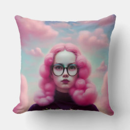 マディーピンクの髪 クッション