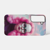 マディーピンクの髪 SAMSUNG GALAXYケース (裏面横)