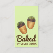マディーラインケーキCookieベーカリーベーカー食品 名刺 (正面)