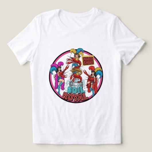 マディ王室のシャインTシャツを茹でる！👑✨ トライブレンドＴシャツ (デザイン正面)