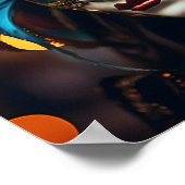 マディ素晴らしグラスマスクの女性ポスター ポスター (角)