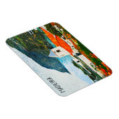 マデイカラフルラファンシャル油彩画 マグネット (右側)