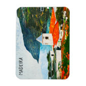 マデイカラフルラファンシャル油彩画 マグネット (縦)