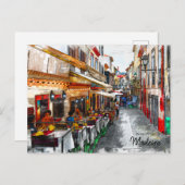 マデイラでの食事，ポルトガルポストカード ポストカード (正面/裏面)