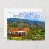 マデイラでの食事,ポルトガルポストカード ポストカード (正面/裏面)