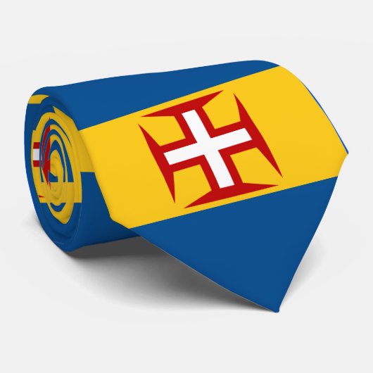 マデイラカスタム国旗の男性のネクタイ ネクタイ (ロール)